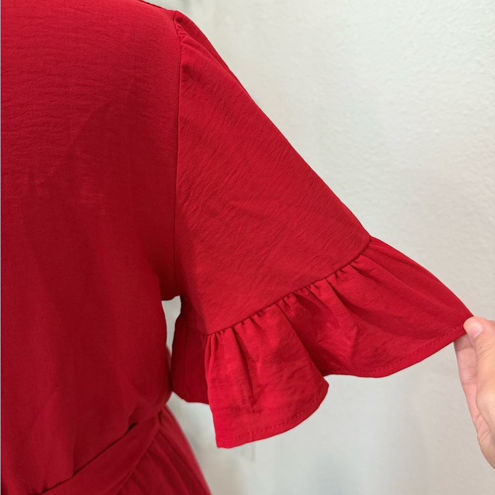 Fraiche by J Red Dress - Picture 4 of 6